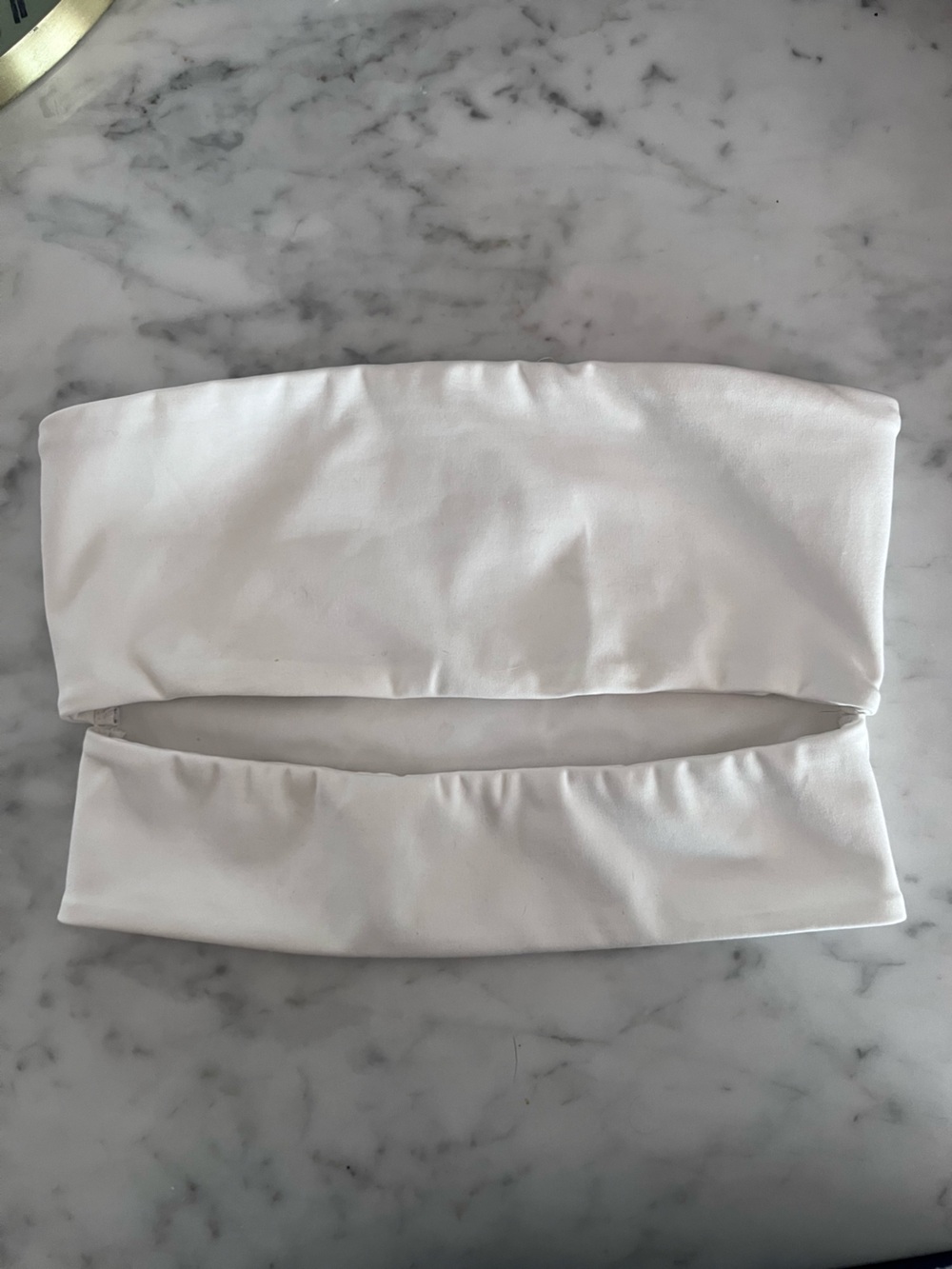 Edikted white tube top / bandeau, size S